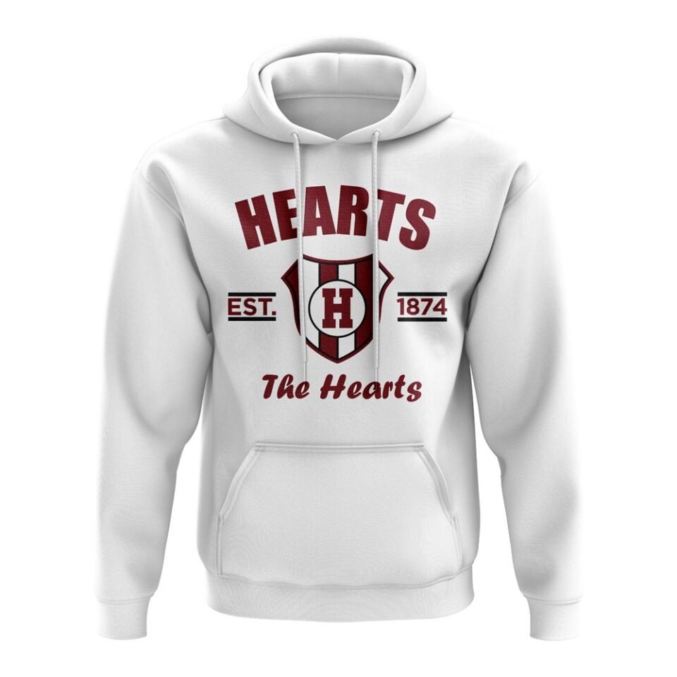 Hearts Established Football Hoody