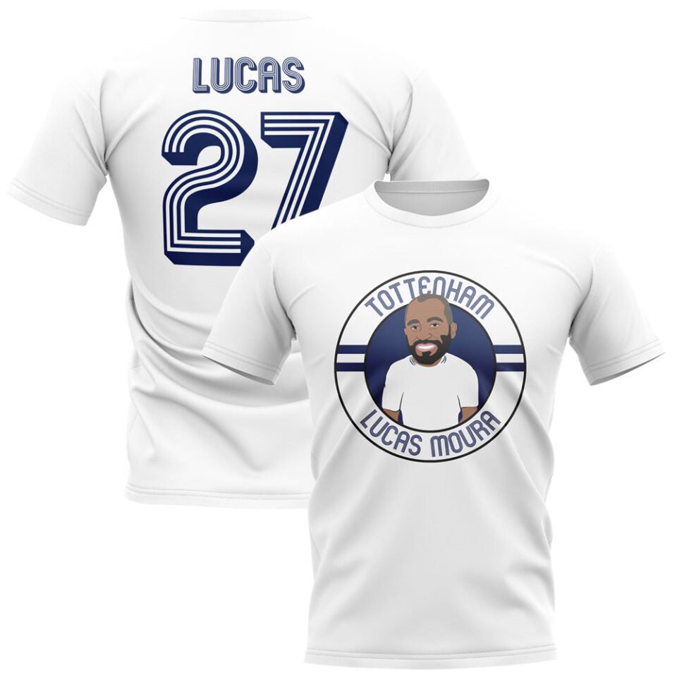 Lucas Moura Tottenham Illustration T-Shirt