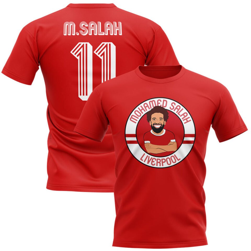 Mohamed Salah Liverpool Illustration T-Shirt