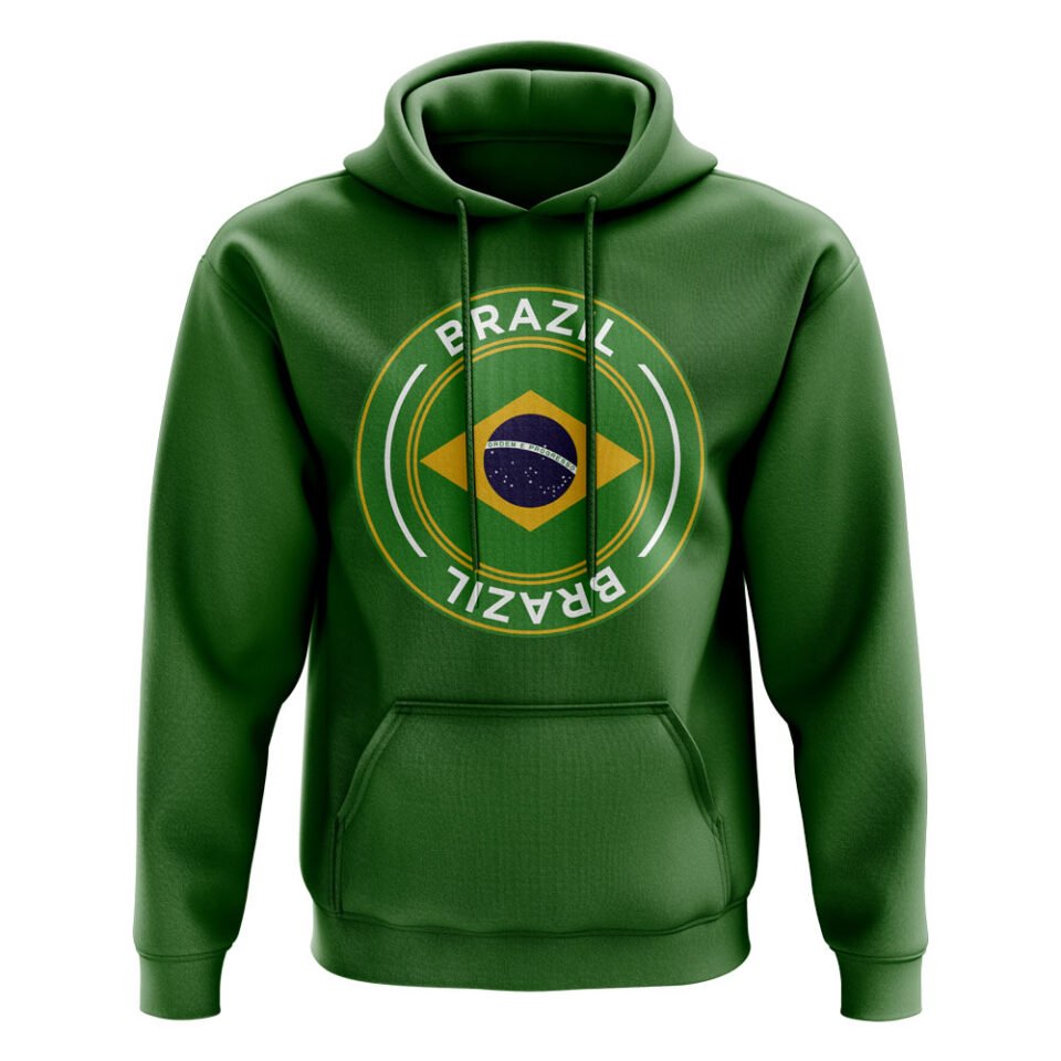 Brazil Football Badge Hoodie