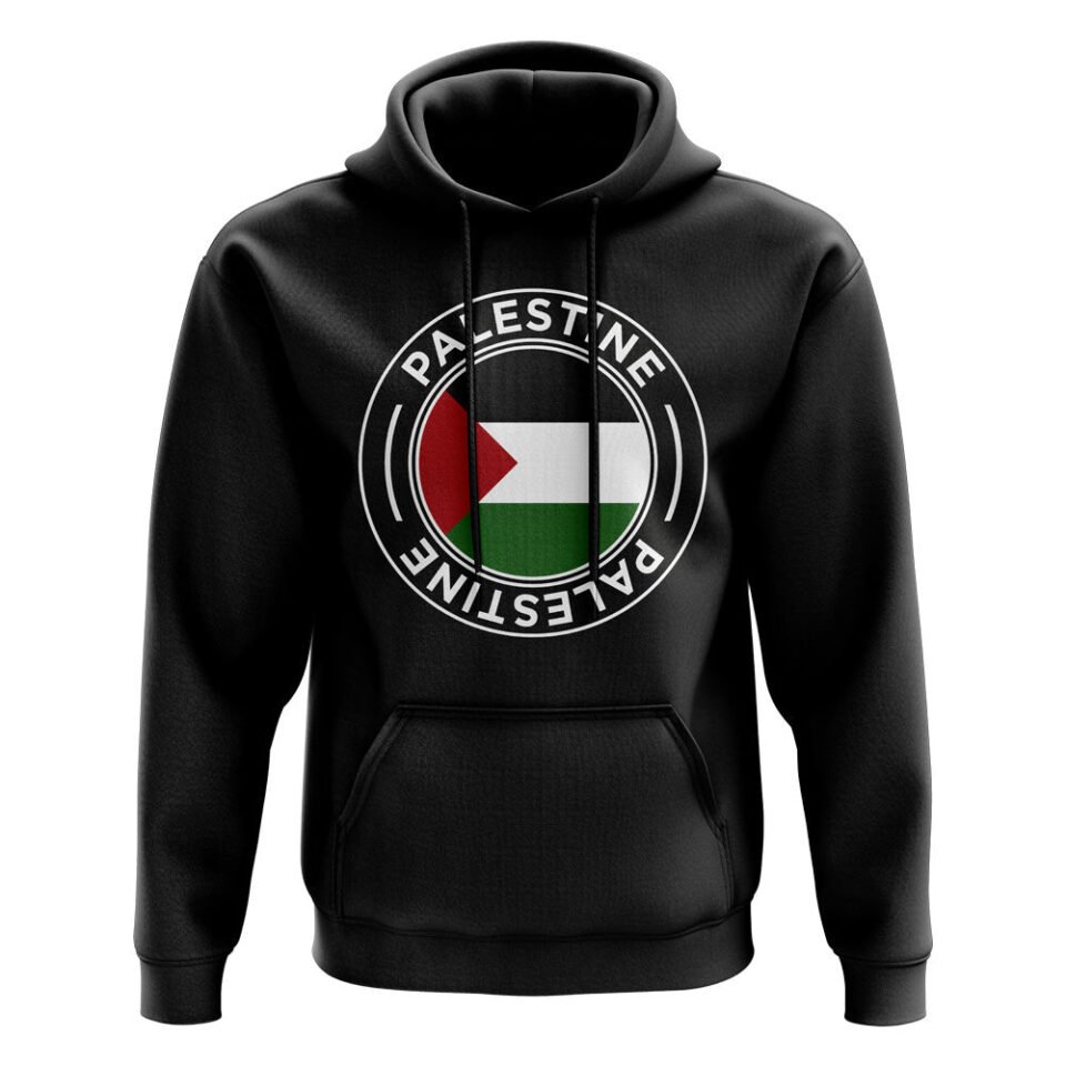 Palestine Football Badge Hoodie