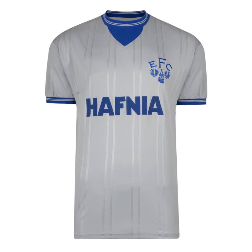 Score Draw Everton 1984 Away Retro Football Shirt