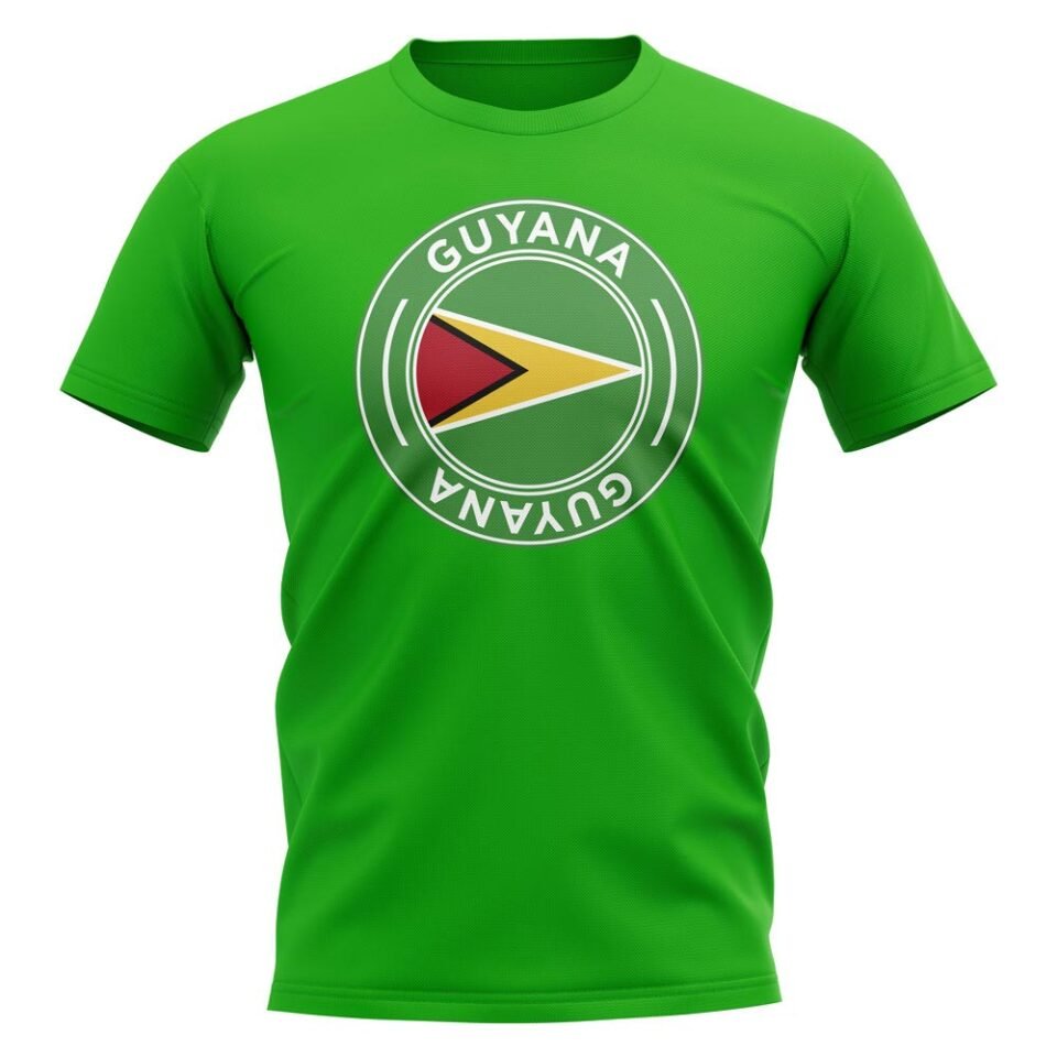 Guyana Football Badge T-Shirt