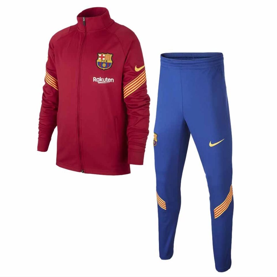 2020-2021 Barcelona Nike Little Boys Tracksuit – Kids