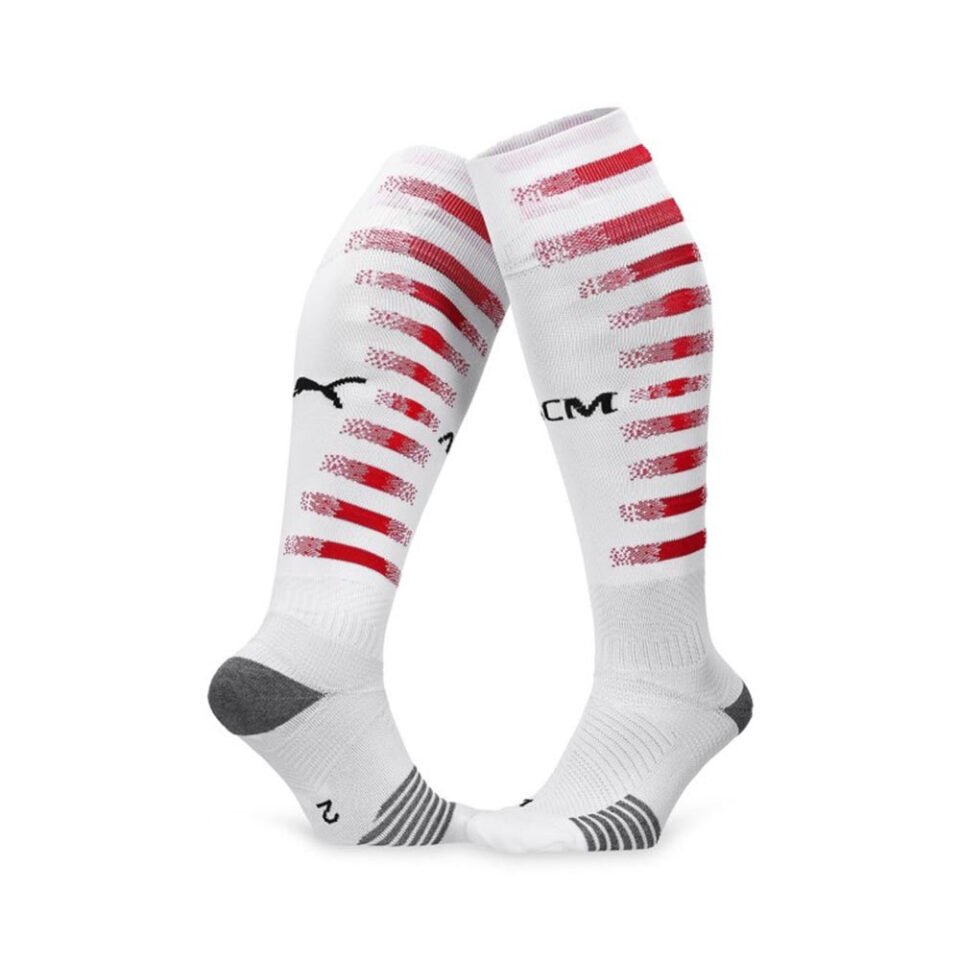 2020-2021 AC Milan Puma Home Football Socks