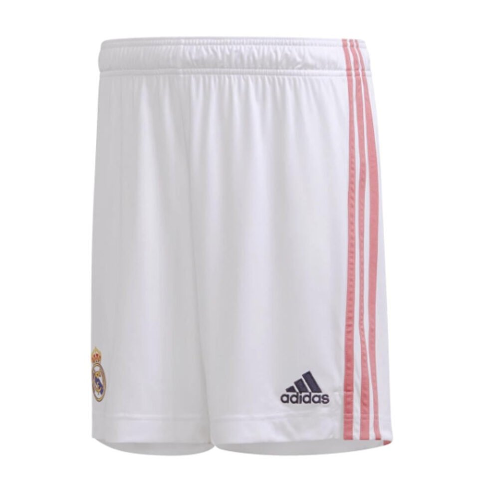 2020-2021 Real Madrid Adidas Home Shorts – Kids