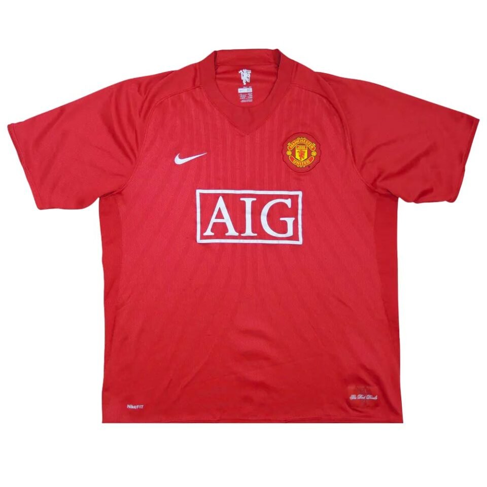 Manchester United 2007-09 Home Shirt
