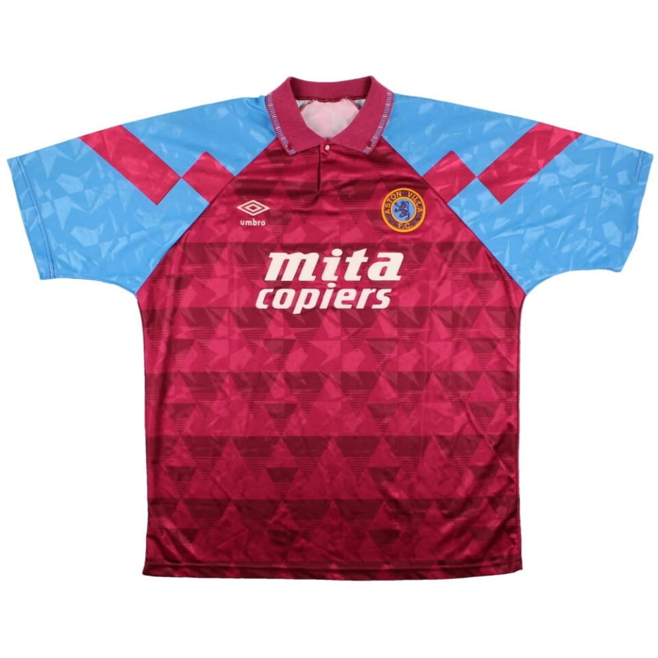 Aston Villa 1990-92 Home Shirt