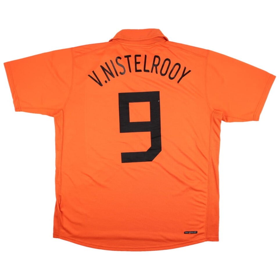 Holland 2006-08 Home Shirt (V. Nistelrooy #9)