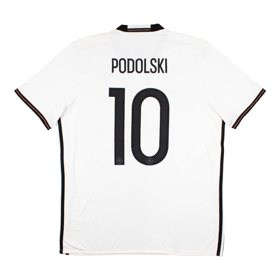 Germany 2016-17 Home Shirt Podolski #10
