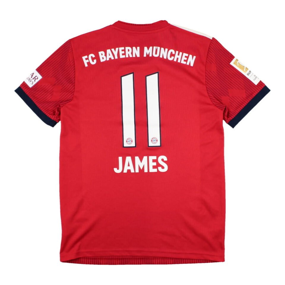 Bayern Munich 2018-19 Home Shirt James #11