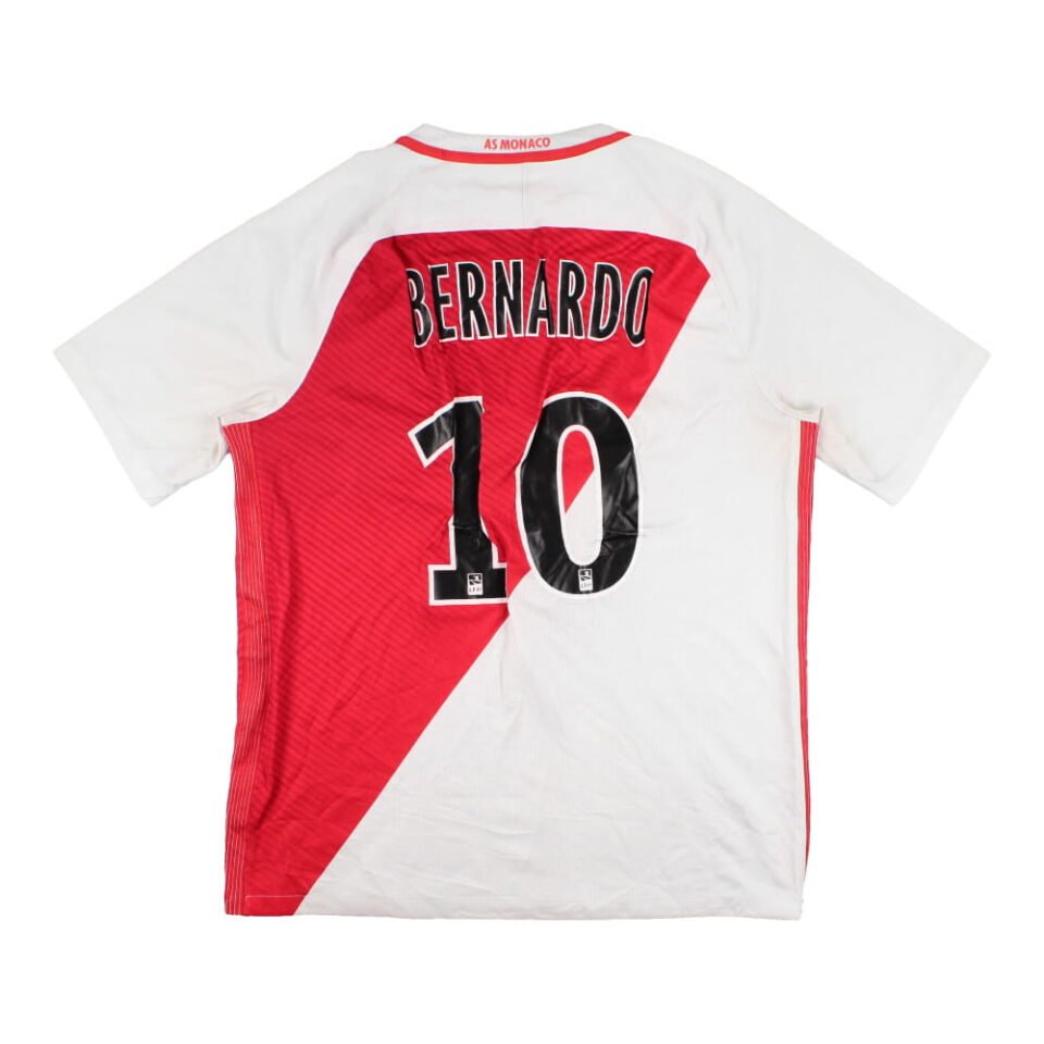 Monaco 2016-17 Home Shirt Bernardo #10