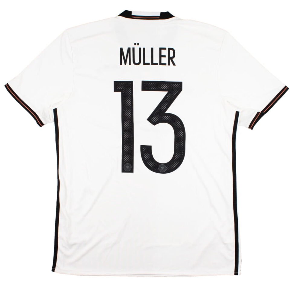 Germany 2016-17 Home Shirt Muller #13