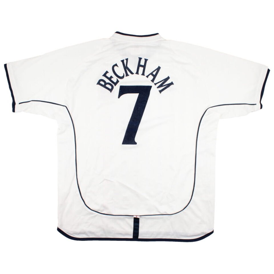 England 2001-03 Home Shirt Beckham #7