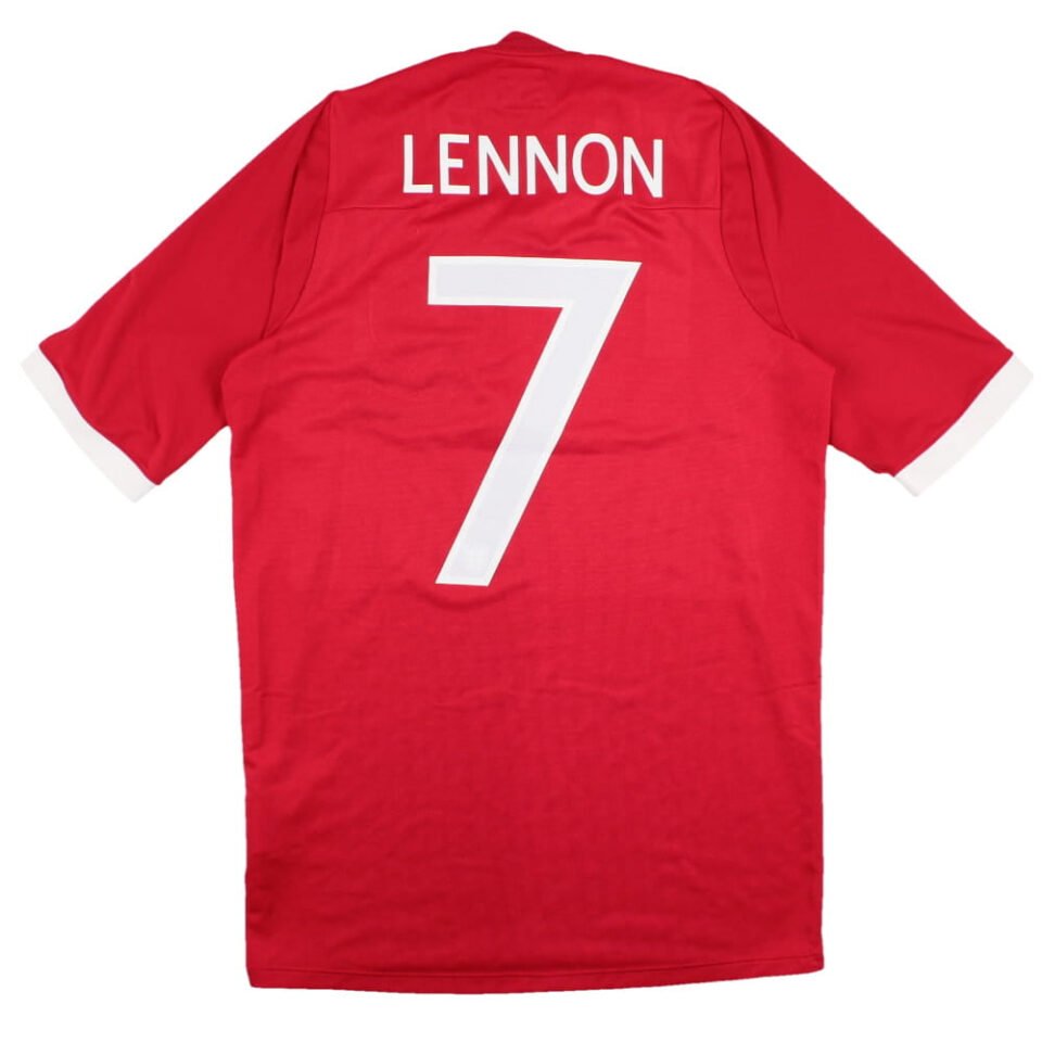 England 2010-11 Away Shirt Lennon #7