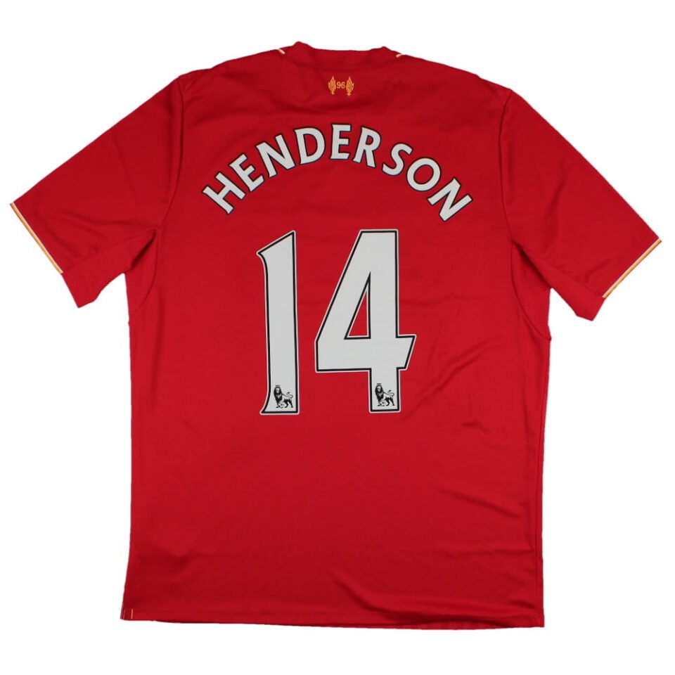 Liverpool 2015-16 Home Shirt Henderson #14