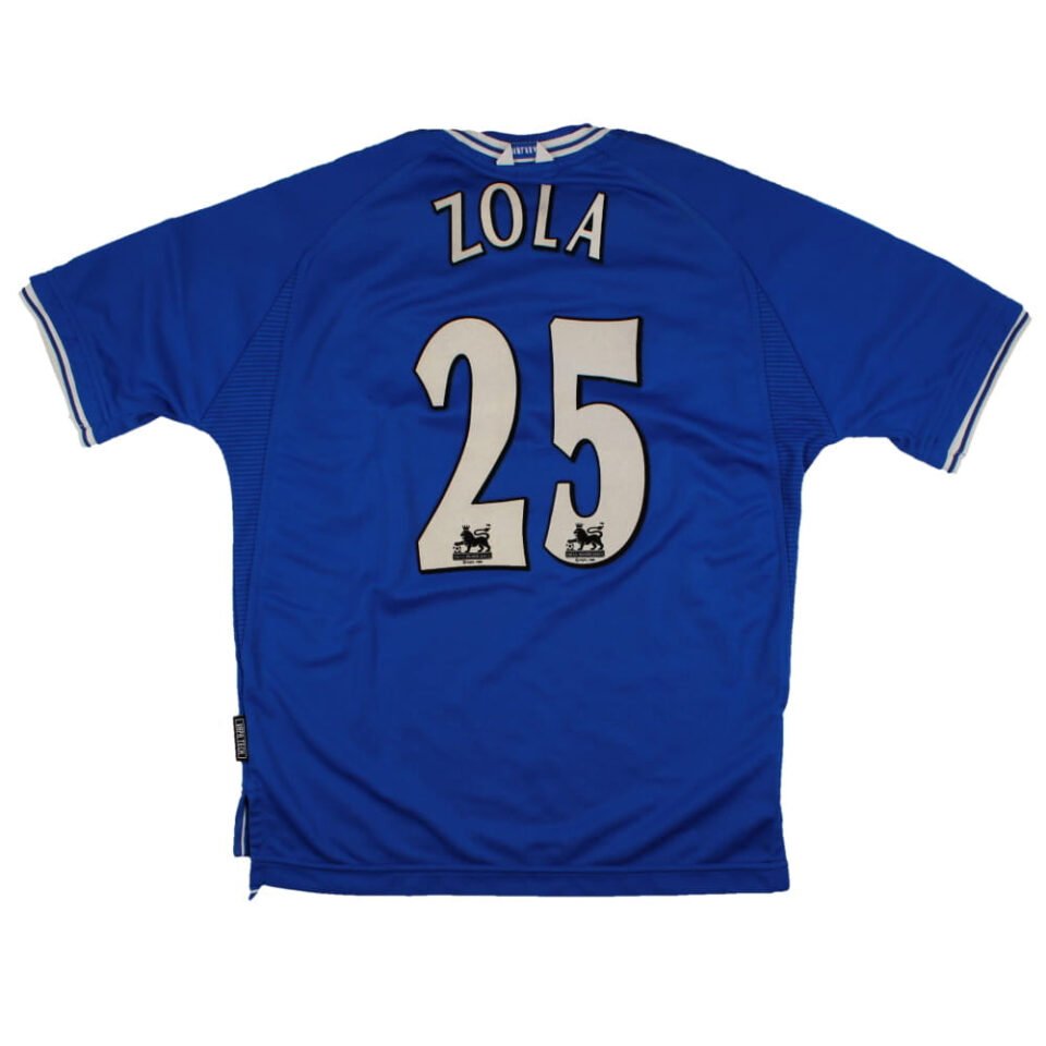 Chelsea 1999-2001 Home Shirt Zola #25