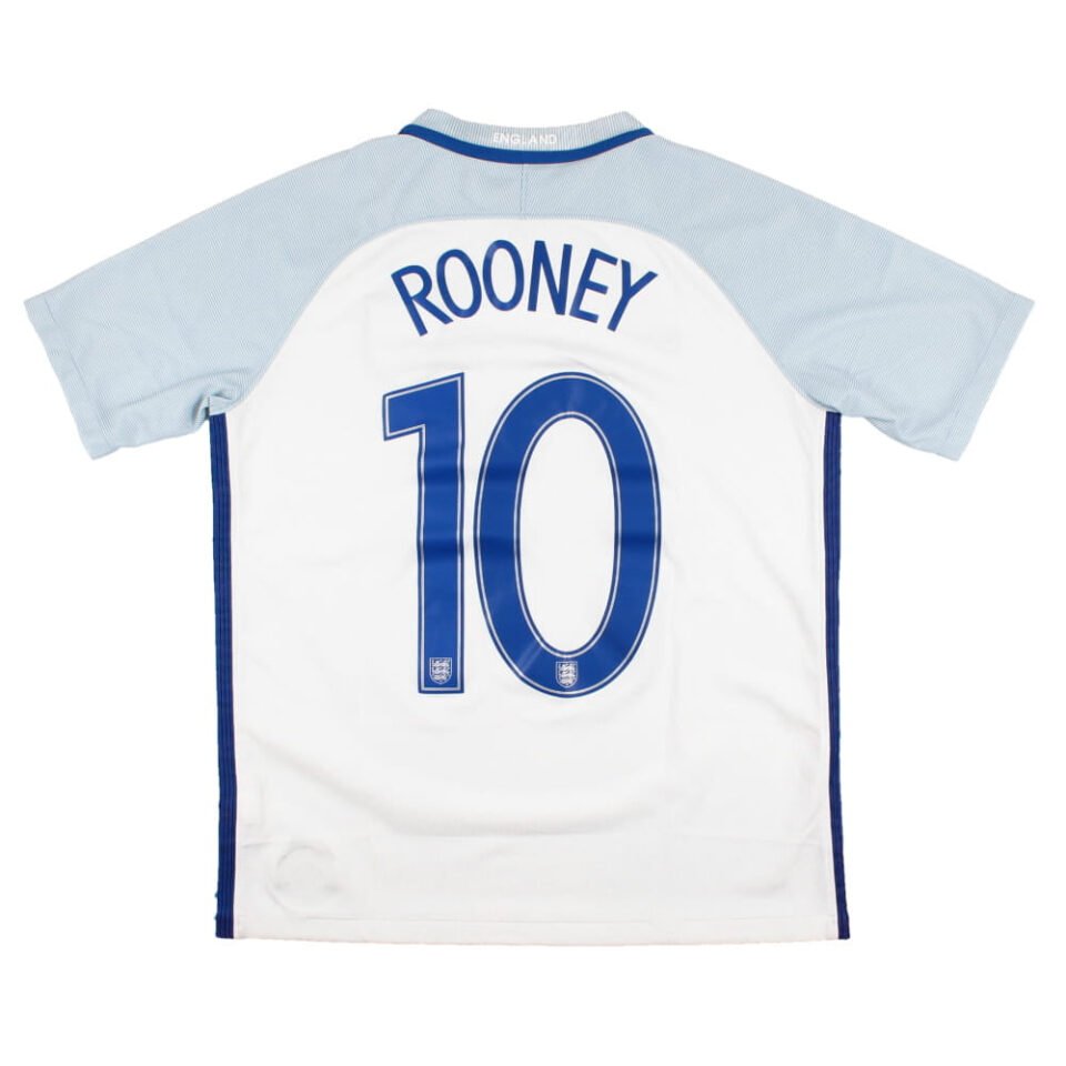 England 2016-17 Home Shirt Rooney #10