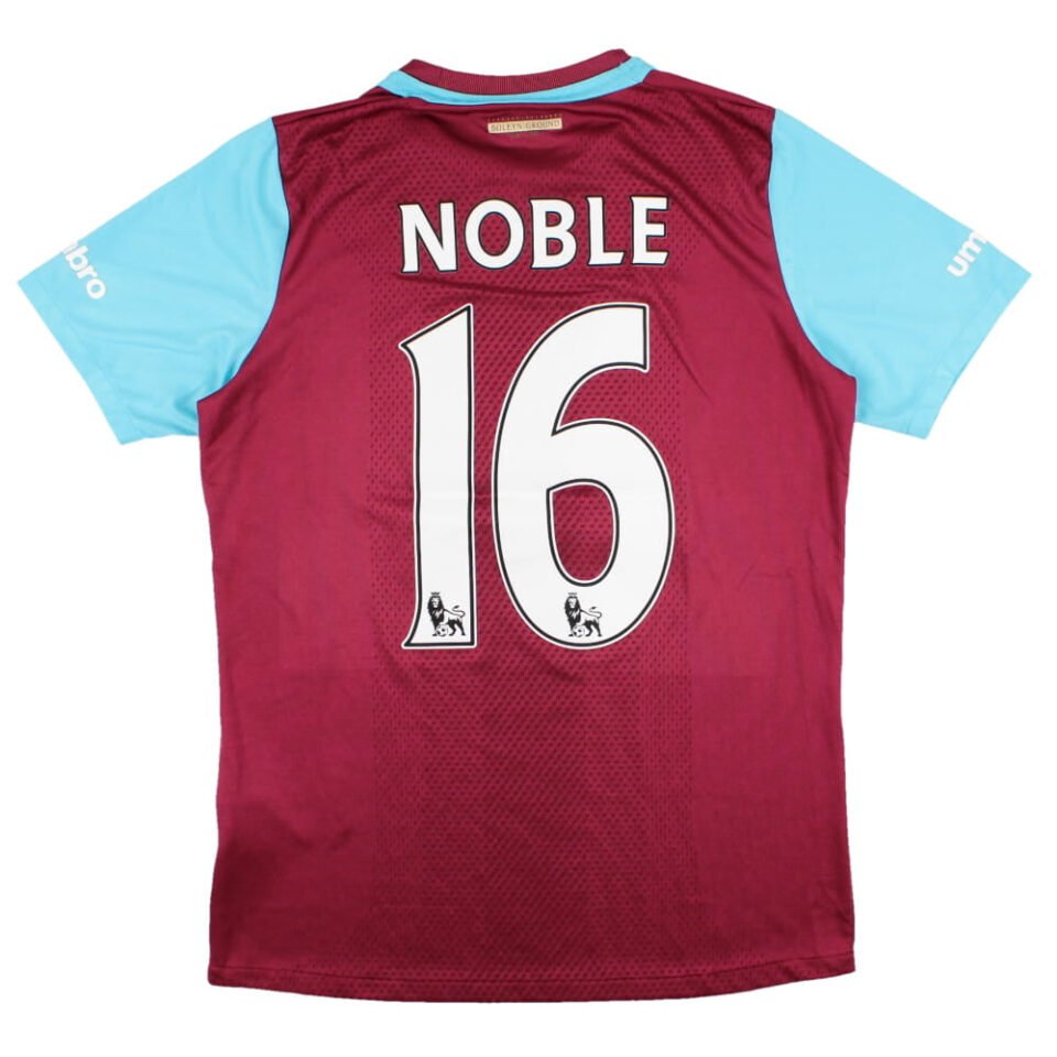 West Ham United 2015-16 Home Shirt Noble #16