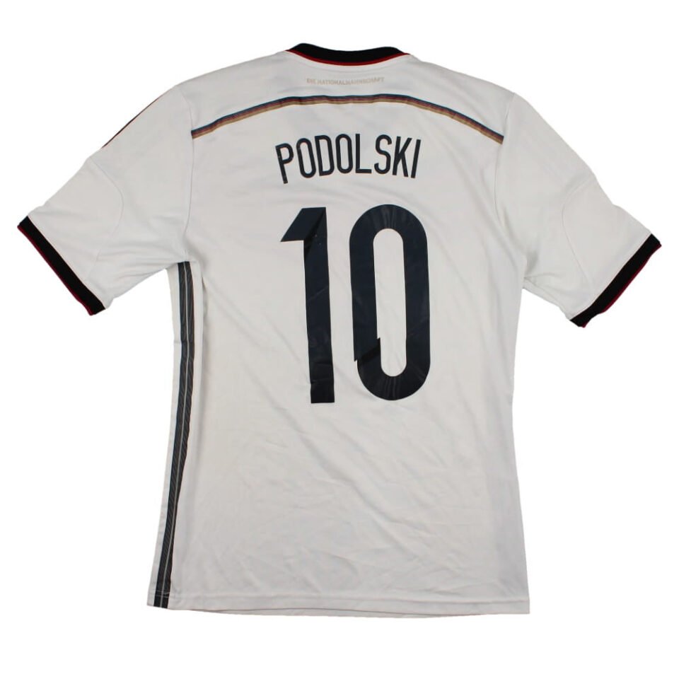 Germany 2014-15 Home Shirt Podolski #10