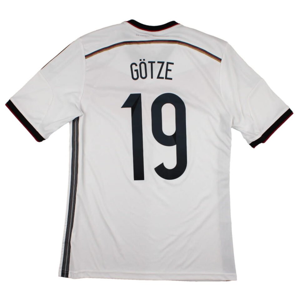 Germany 2014-15 Home Shirt Gotze #19