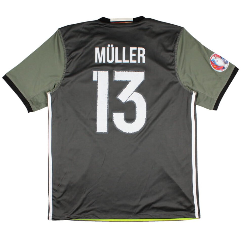 Germany 2016-17 Away Shirt Muller #13
