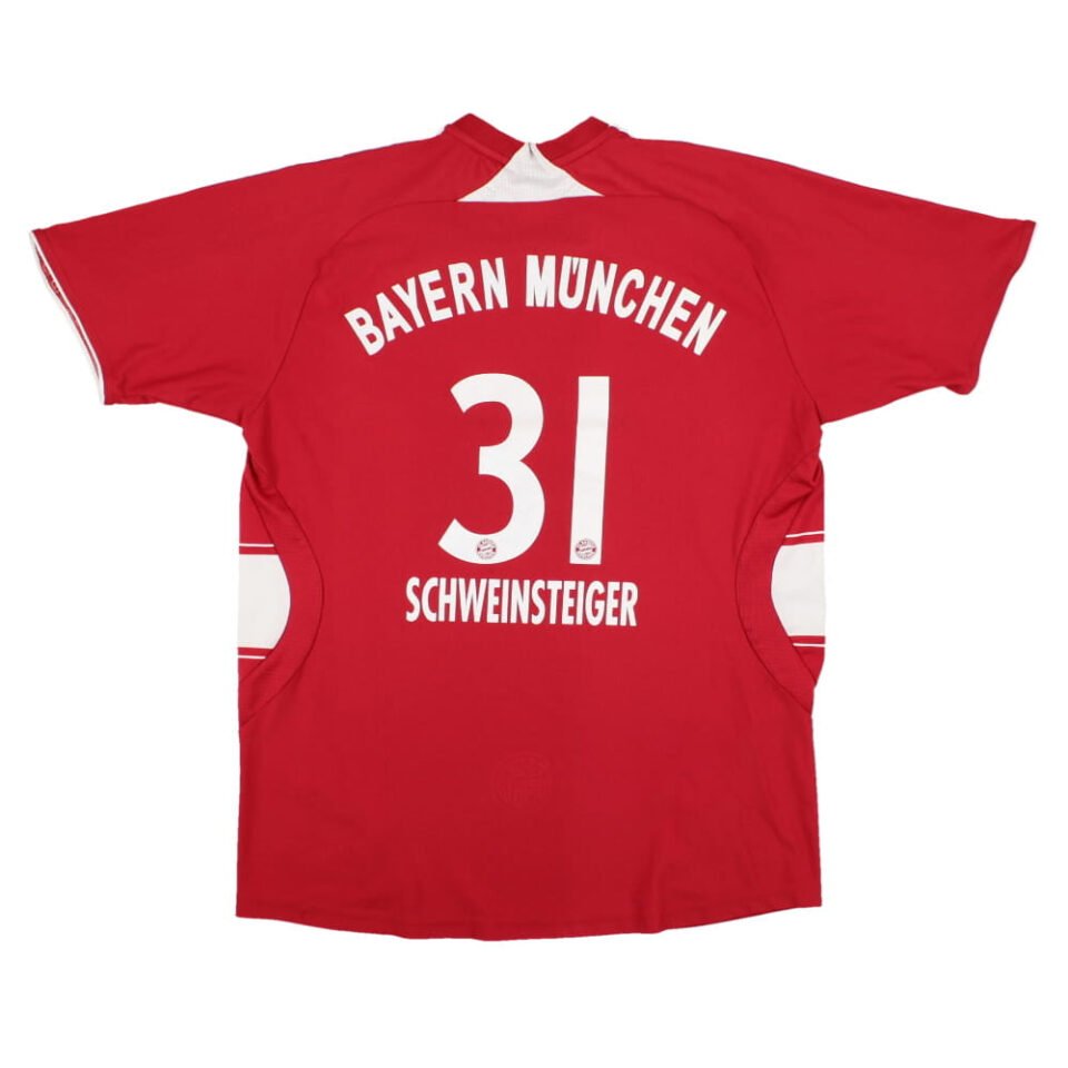 Bayern Munich 2007-09 Home Shirt Schweinsteiger #31