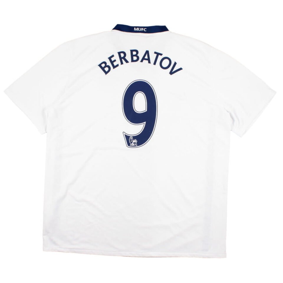 Manchester United 2008-09 Away Shirt Berbatov #9