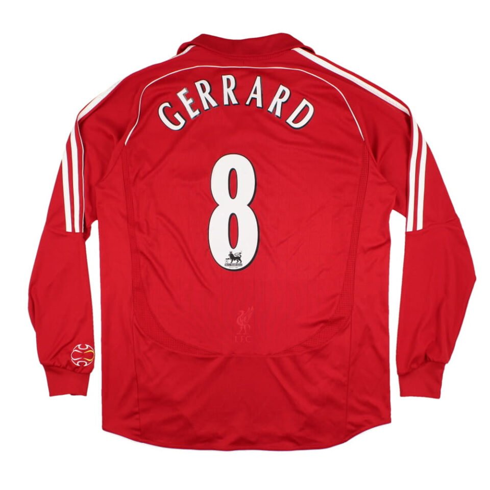 Liverpool 2006-08 Home Long Sleeve Shirt