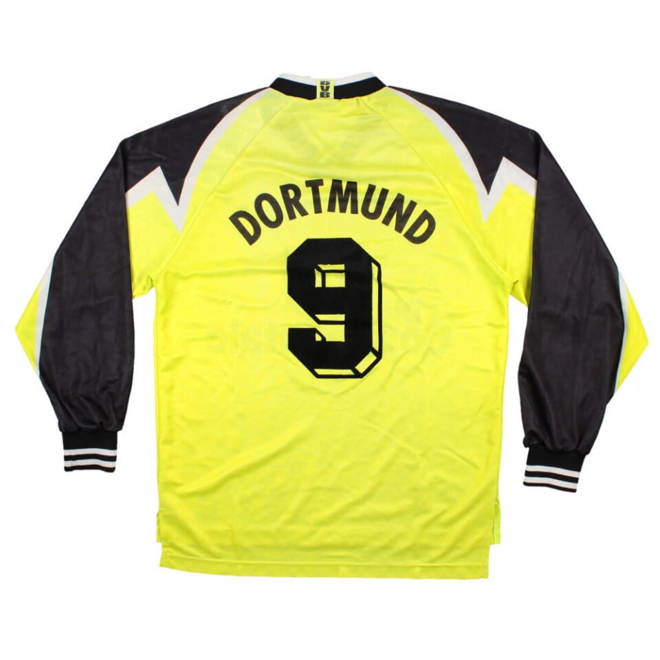 Borussia Dortmund 1995-96 Long Sleeve Home Shirt #9