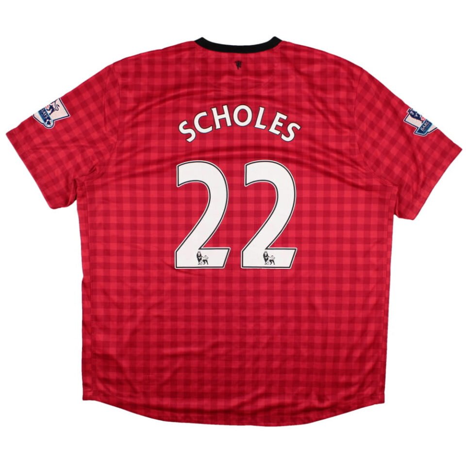 Manchester United 2012-13 Home Shirt Scholes #22