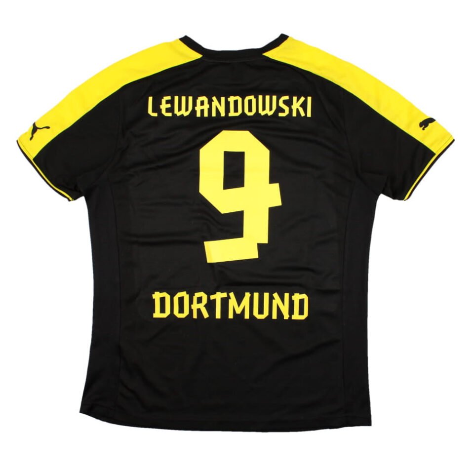 Borussia Dortmund 2013-14 Away Shirt Lewandowski #9