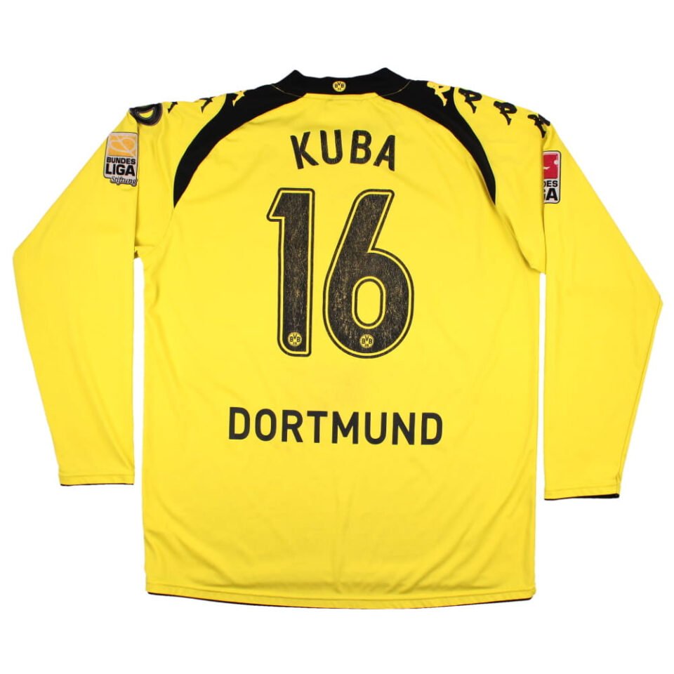 Borussia Dortmund 2009-10 Home Long Sleeve Shirt (Kuba #16)