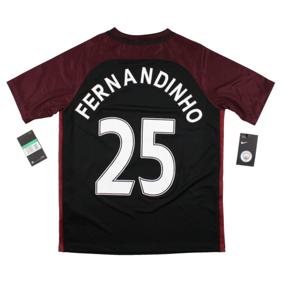 Manchester City 2016-17 Away Shirt (Fernandinho #25)