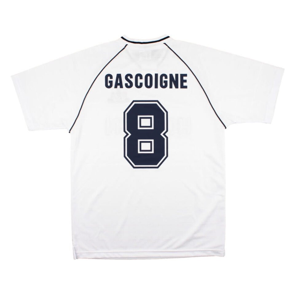 Tottenham 1989-1991 Score Draw Home Shirt (Gascoigne #8)