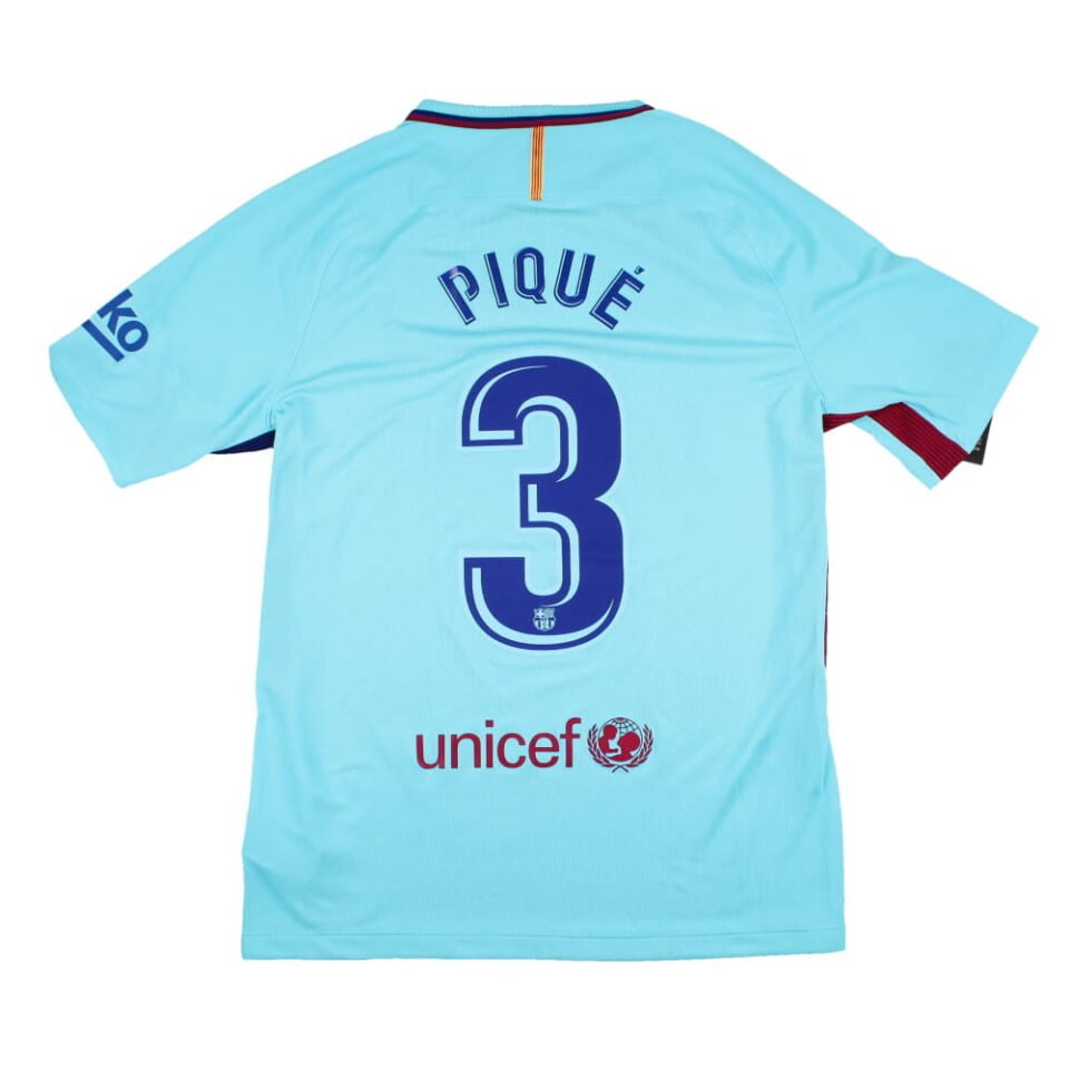 Barcelona 2017-18 Away Shirt (Pique #3)