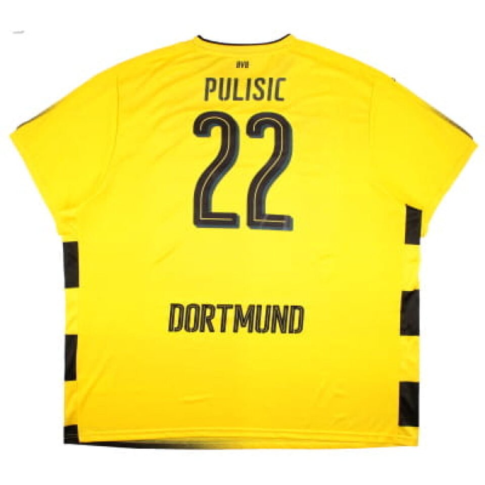 Borussia Dortmund 2017-18 Home Shirt Pulisic #22