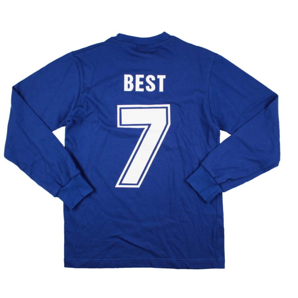 Manchester United 1967 Long Sleeve Toffs Retro Shirt Best #7