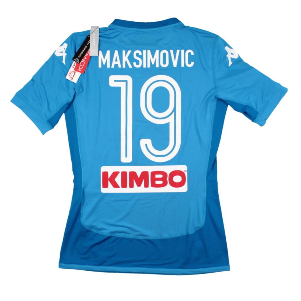 Napoli 2017-18 Home Shirt Maksimovic #19