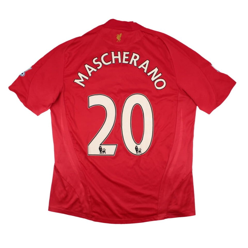 Liverpool 2008-10 Home Shirt Mascherano #20