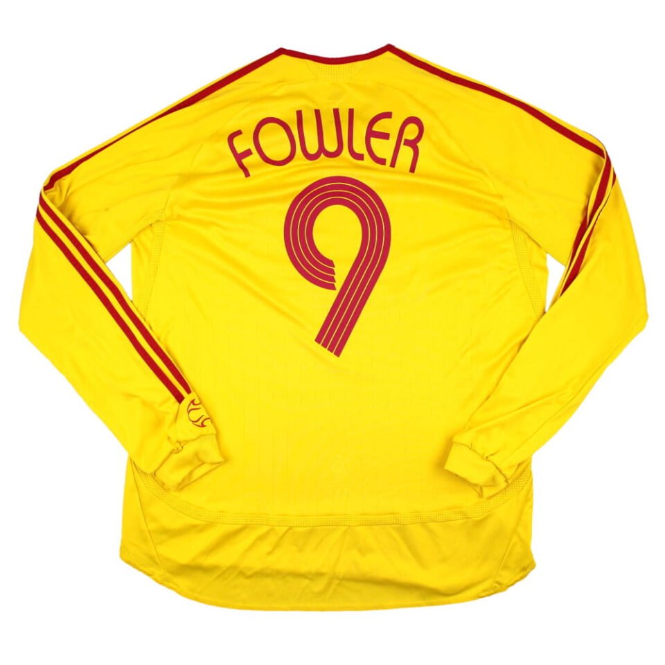 Liverpool 2006-07 Long Sleeve Away Shirt Fowler #9