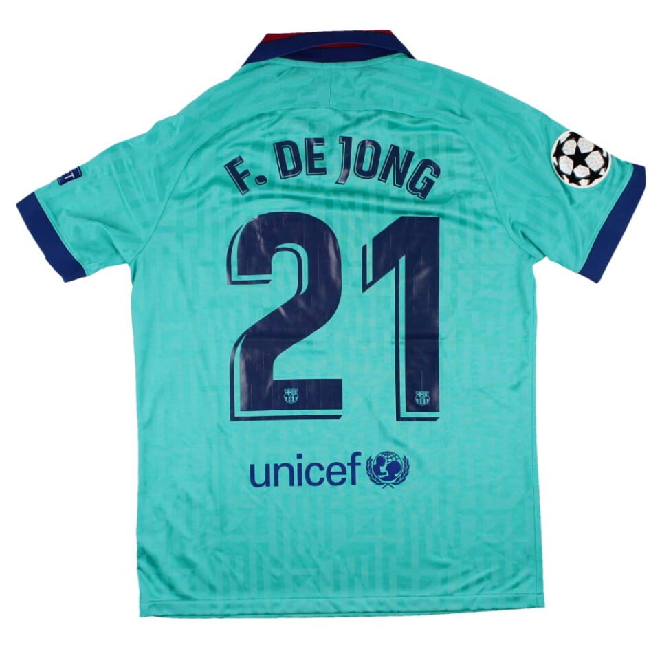 Barcelona 2019-20 Third Shirt De Jong #21