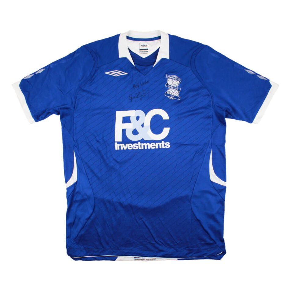 Birmingham 2008-09 Home Shirt Signed by Gary McSheffrey