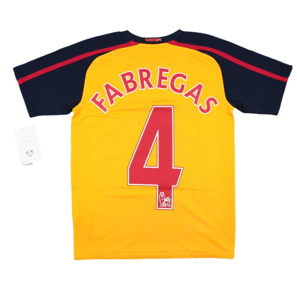 Arsenal 2008-09 Away Shirt Fabregas #4