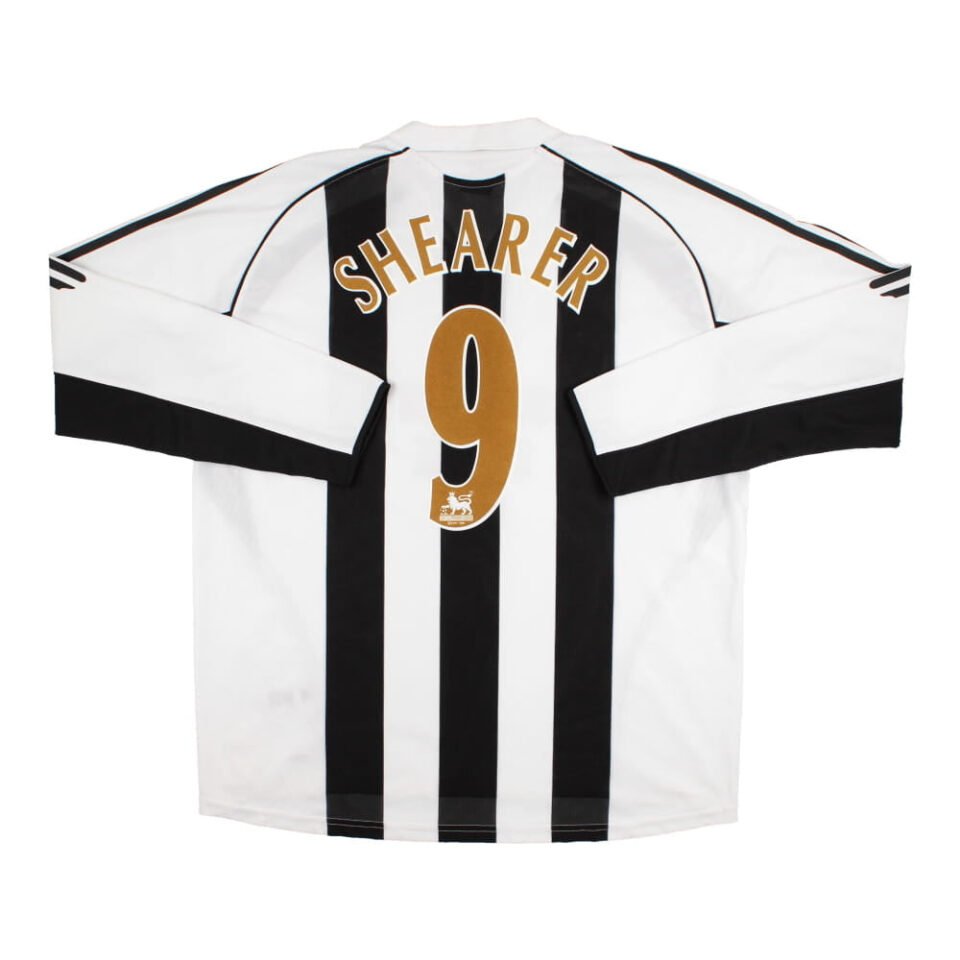 Newcastle United 2005-07 Long Sleeve Home Shirt Shearer #9