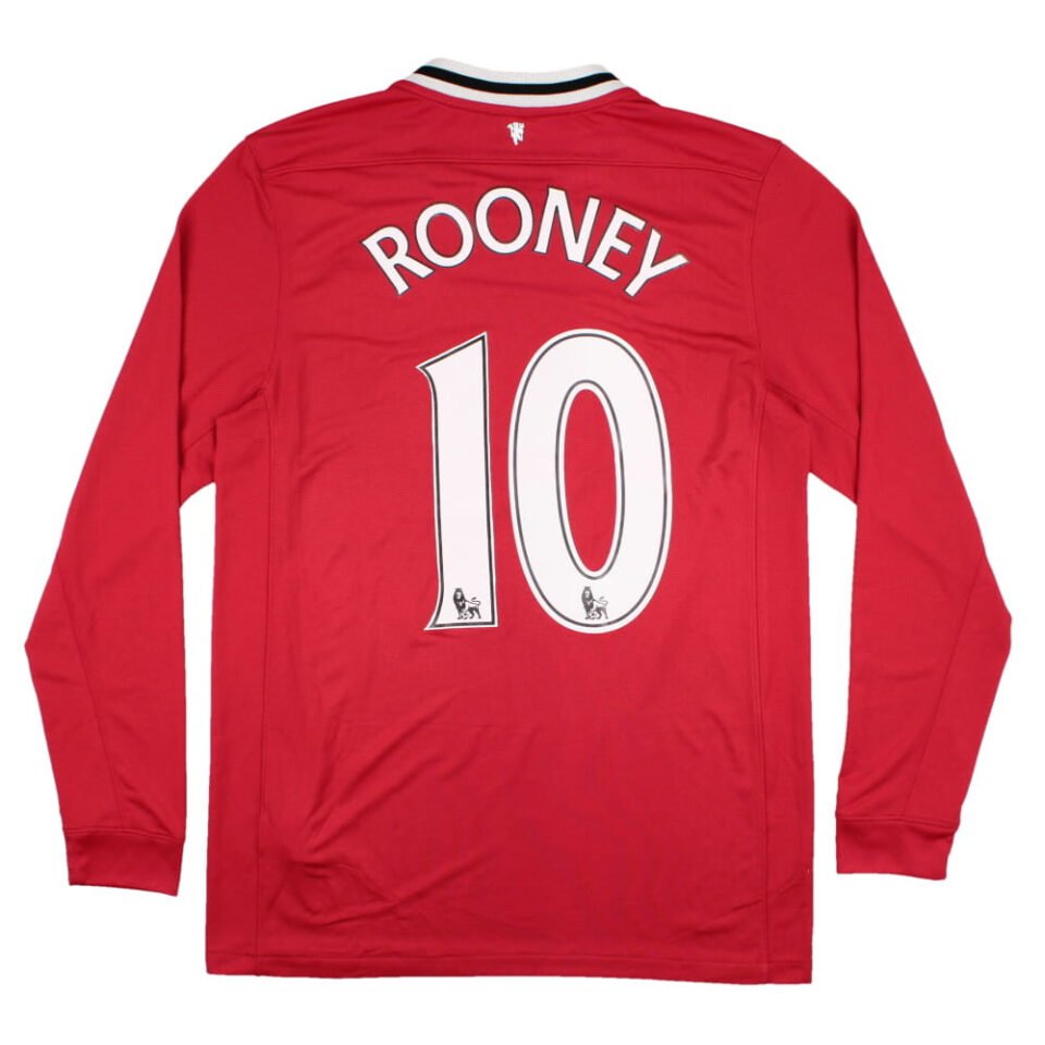 Manchester United 2011-12 Home Long Sleeve Shirt Rooney #10