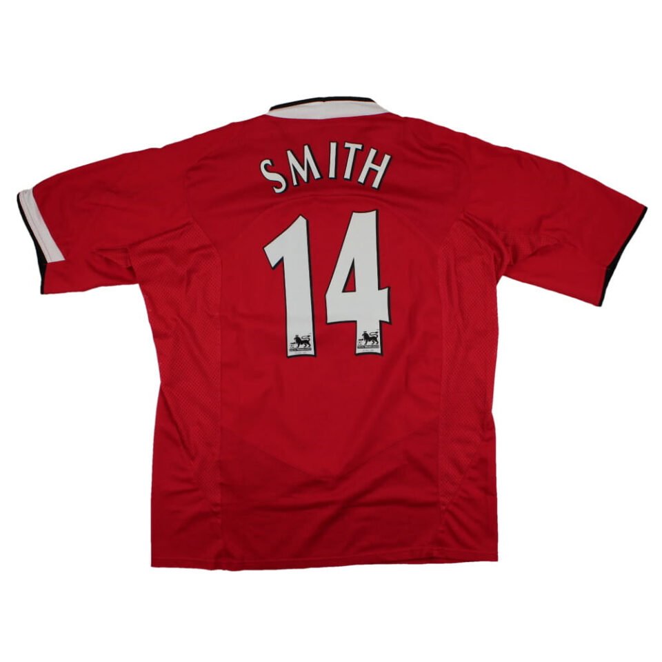 Manchester United 2004-06 Home Shirt Smith #14