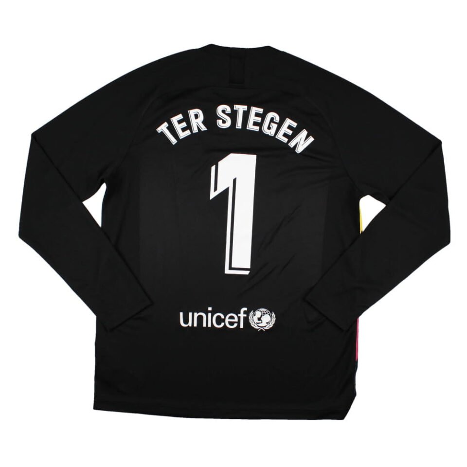 Barcelona 2019-20 Long Sleeve Champions League Goalkeeper Shirt Ter Stegen #1