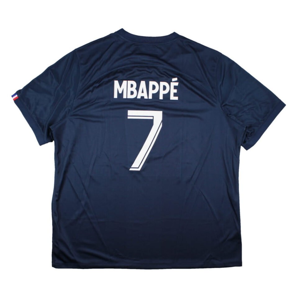 PSG 2022-23 Home Shirt (Sponsorless) Mbappe #7