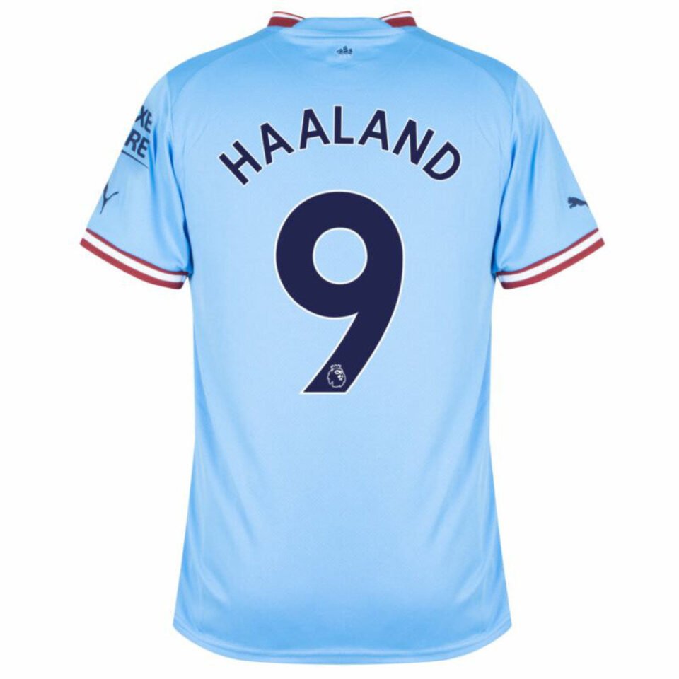 Manchester City 2022-23 Home Shirt Haaland #9